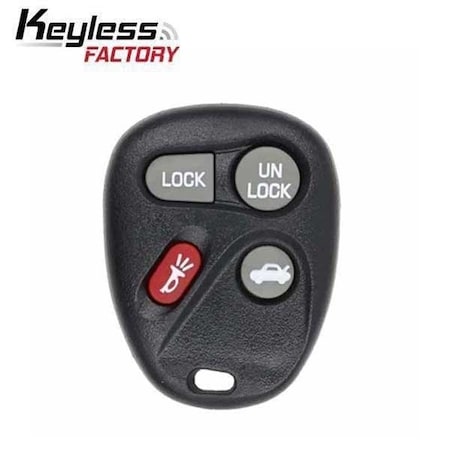 Gm KeylessFactory1997-2000 / 4-Buttom Replacement Remote / PN10246215 / ABO0204T OR-GM-215
